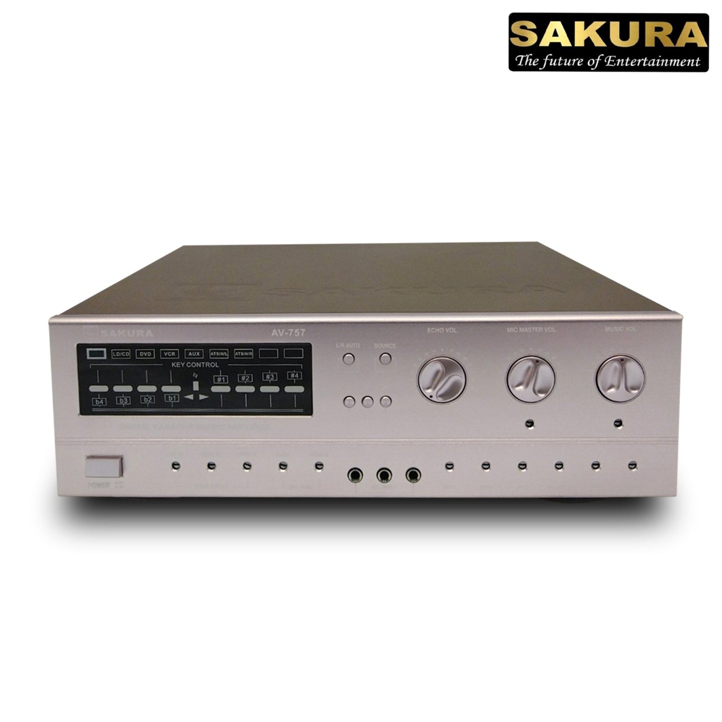 Sakura AV 757  2CH DIGITAL Karaoke Mixing Amplifier 1650 WATTS