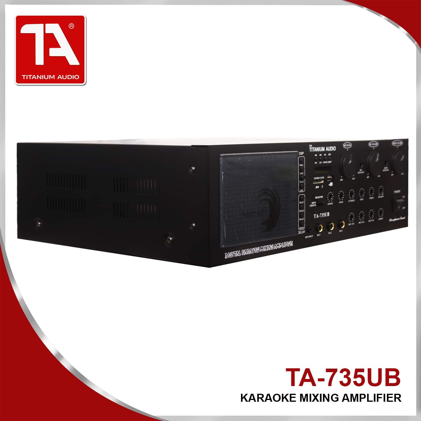 Titanium Audio TA-735UB Amplifier 700W x 2 Karaoke Mixing