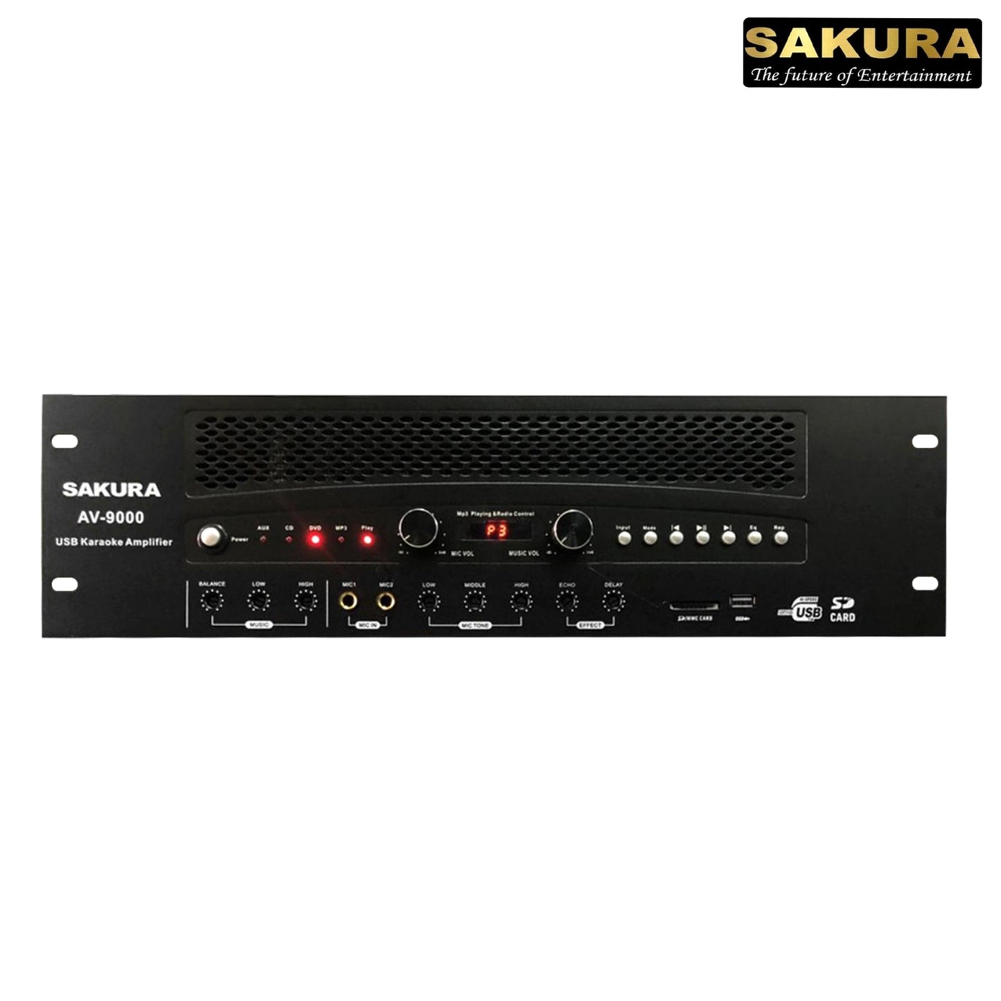 Sakura AV 9000  1800W x2W with Bluetooth SAkura Amplifier