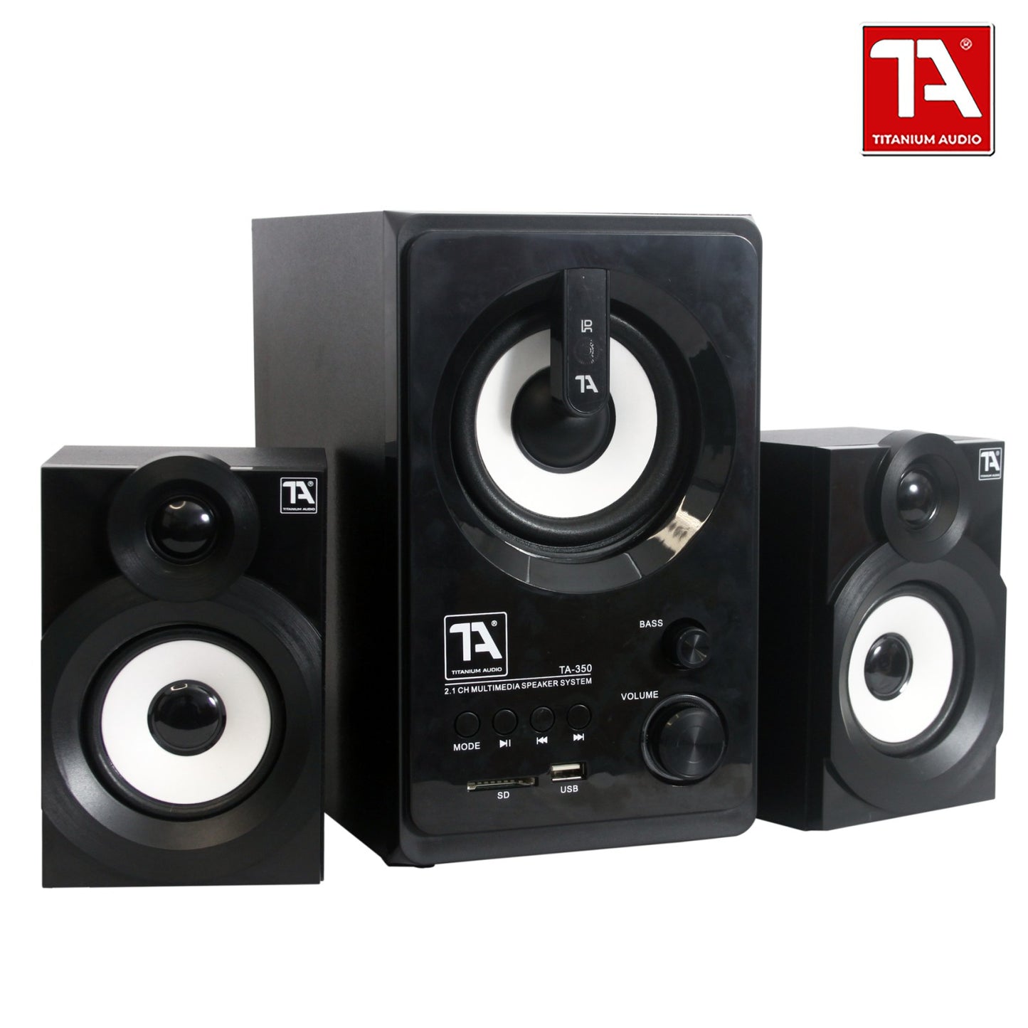 TA 350 2.1 MULTIMEDIA SPEAKER SYSTEM Built in Subwoofer