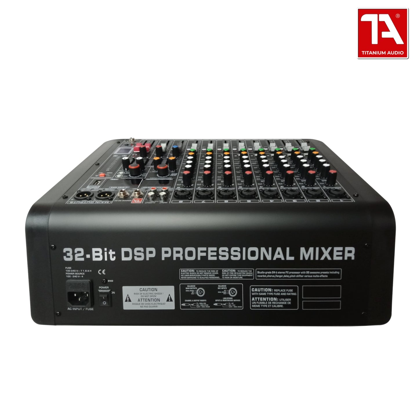 Droom 80EX Curve 8 Channel Professional Mixing Console