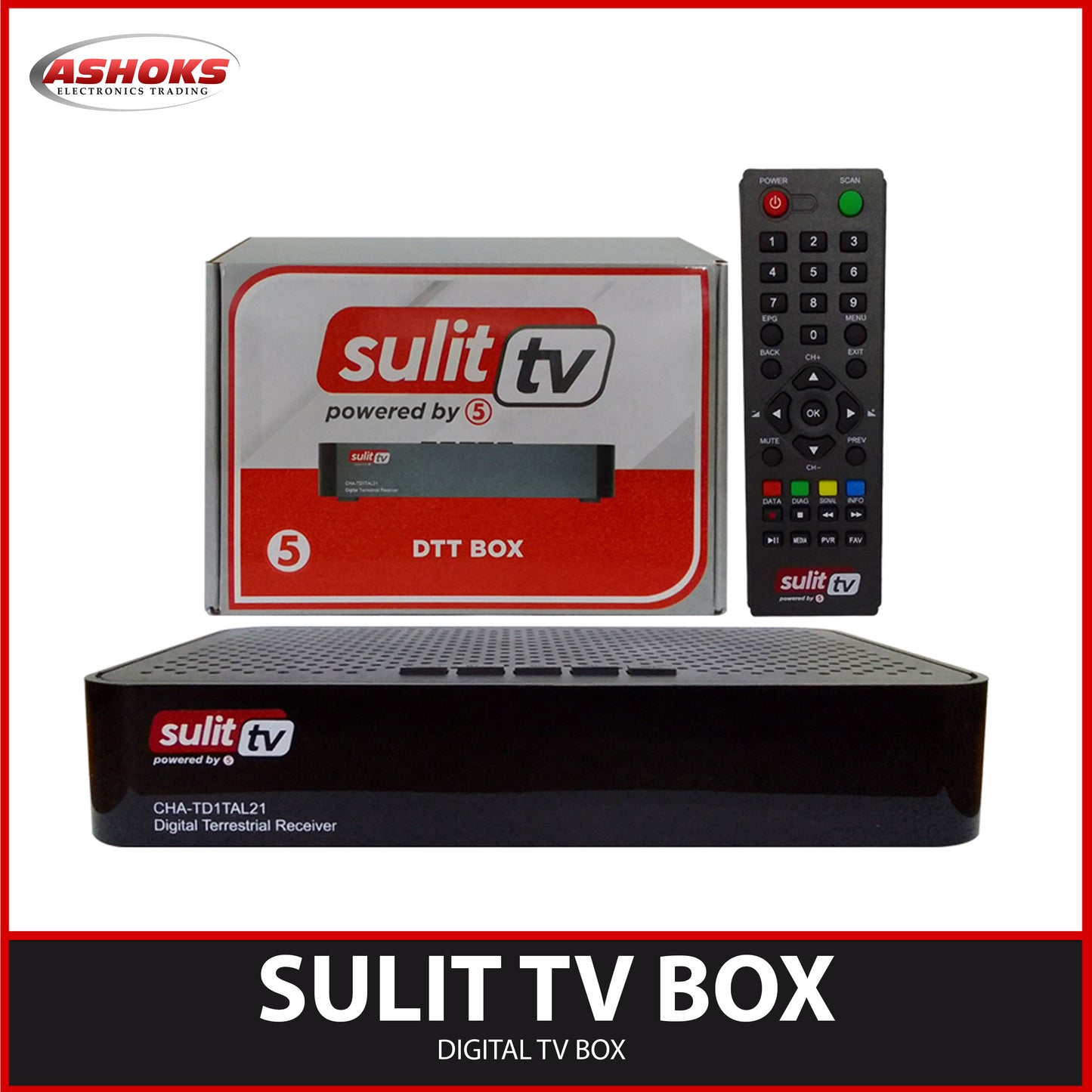 Sulit TV Powered by TV5, Digital TV Receiver