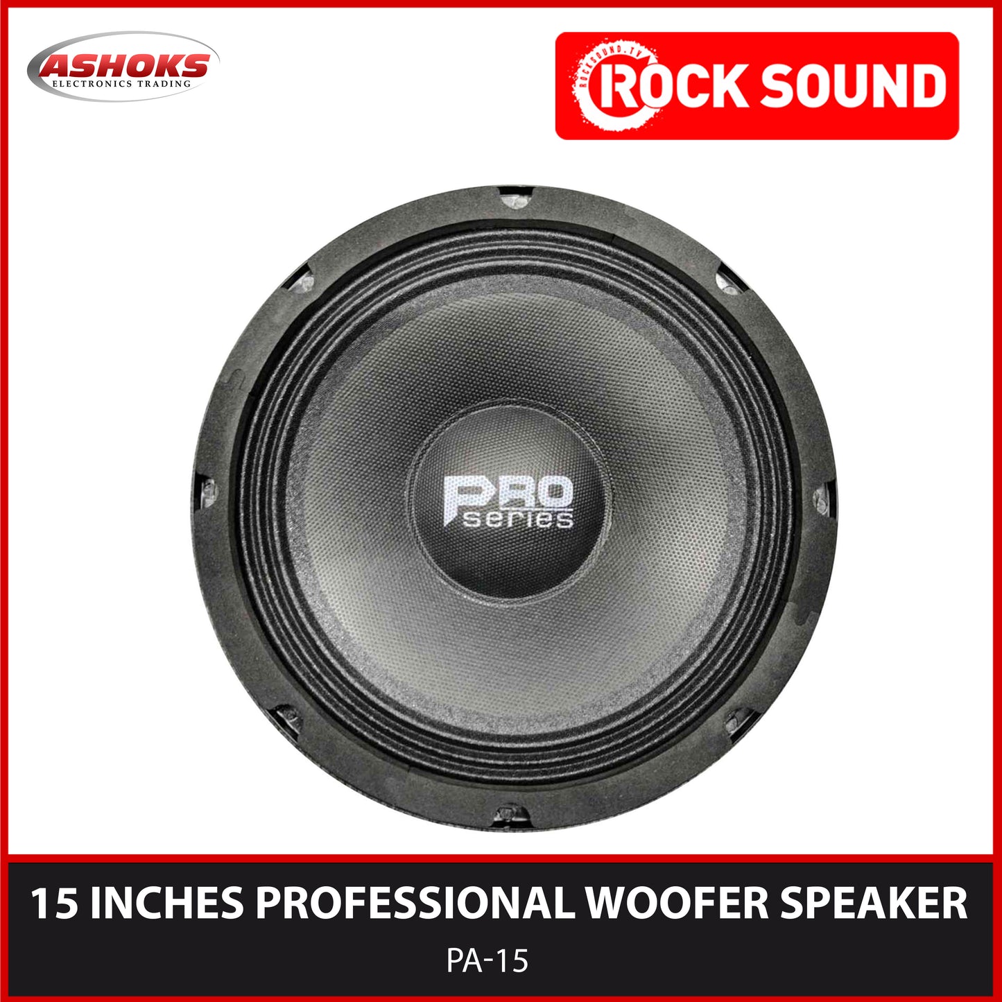 Rocksound 15 inch PA15 Professional Woofer Speaker / Instrumental Speaker