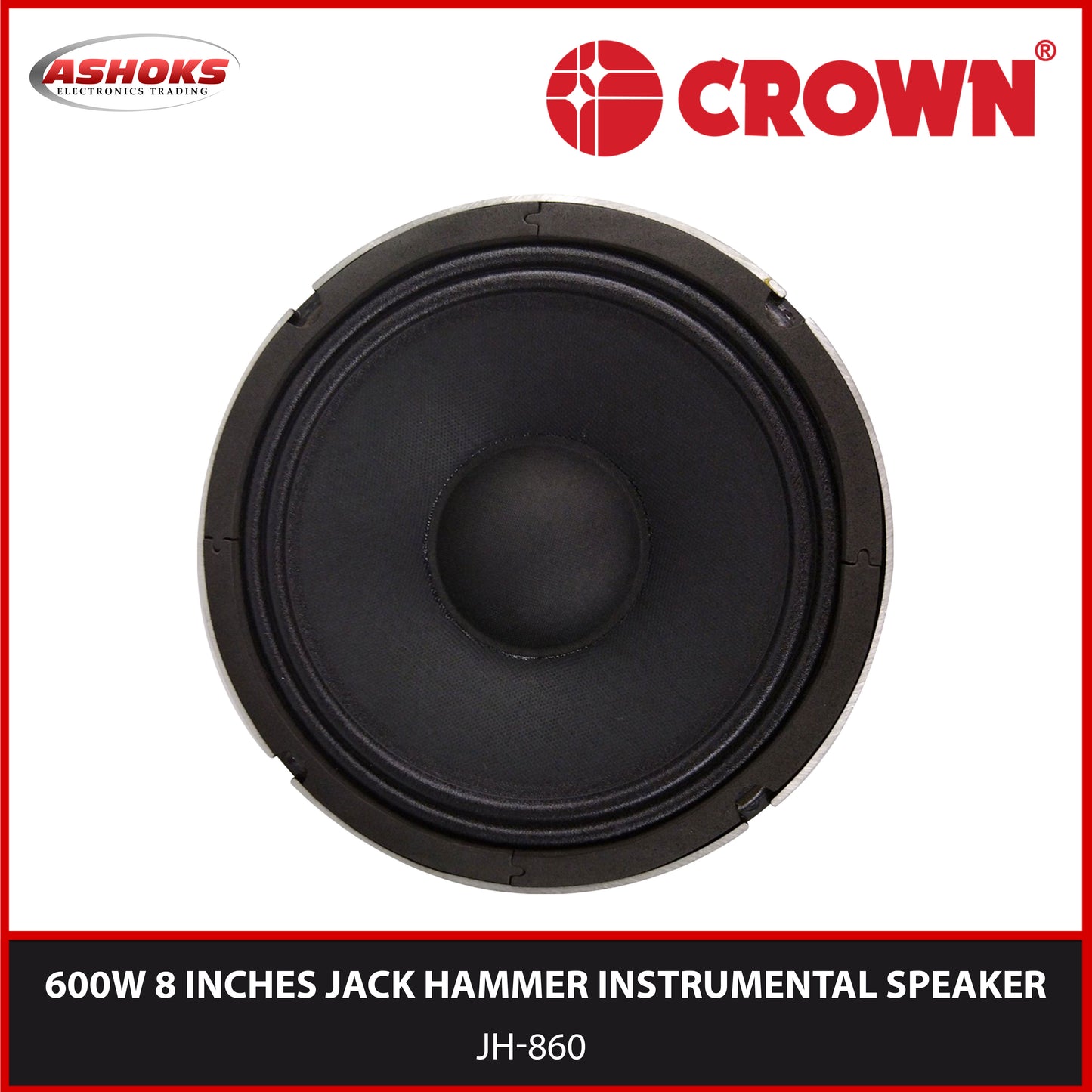 Crown JH 860 8 inch Speaker / Jack Hammer Instrumental Speaker