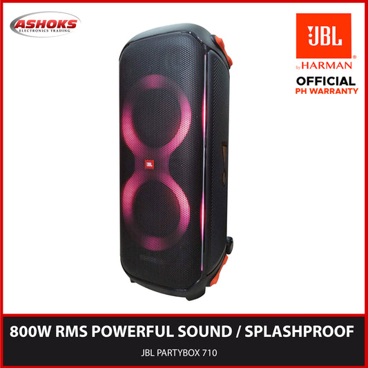 JBL PartyBox 710 Bluetooth Party speaker with 800W RMS powerful sound / built-in lights  / Splashproof design