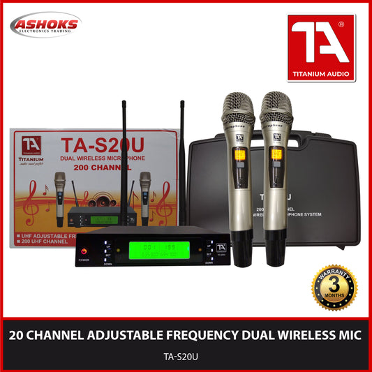 Titanium Audio TA-S20U Dual Wireless Microphone