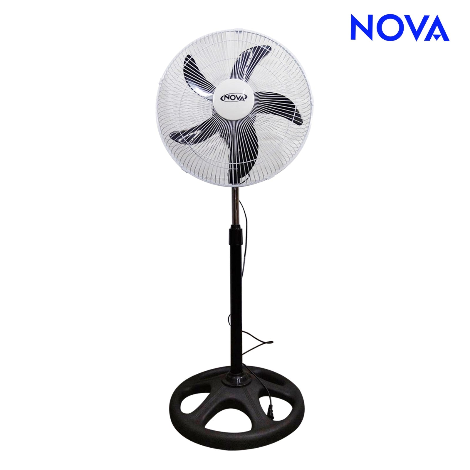 Nova 16 inch Stand Fan / 5 Banana Blades / Nova NSF1642 (Black) / Stan ...