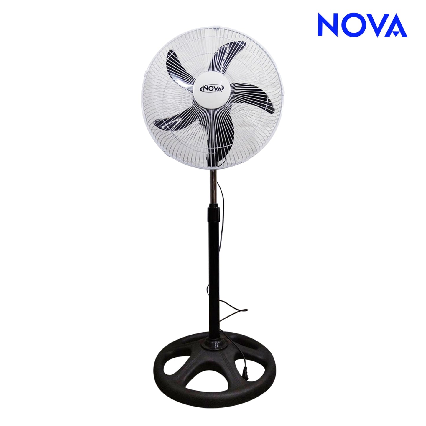 Nova 16 inch Stand Fan / 5 Banana Blades / Nova NSF1642 (Black) / Stand fan