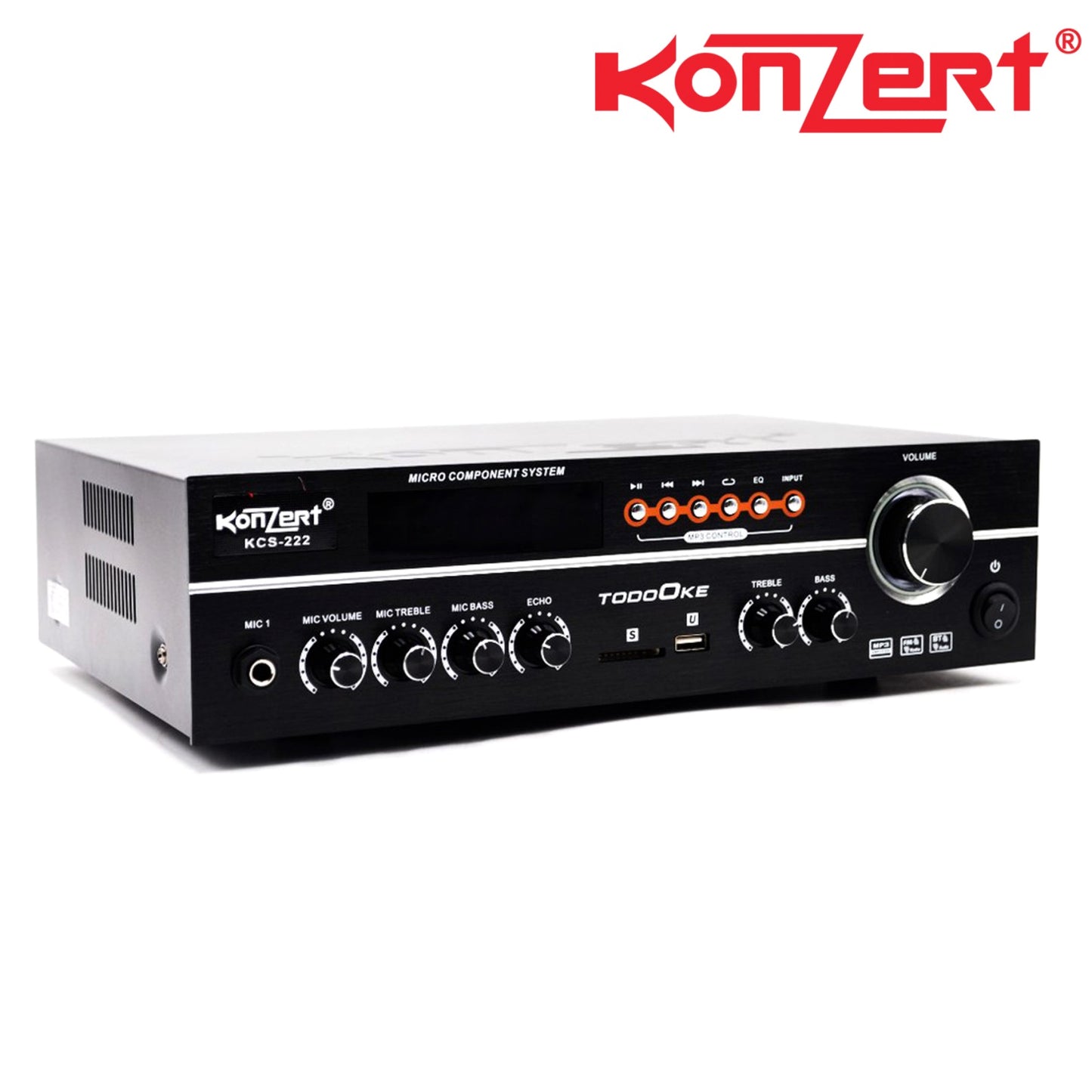 Konzert KCS 222 Amplifier with Speaker Component set / Karaoke Speaker