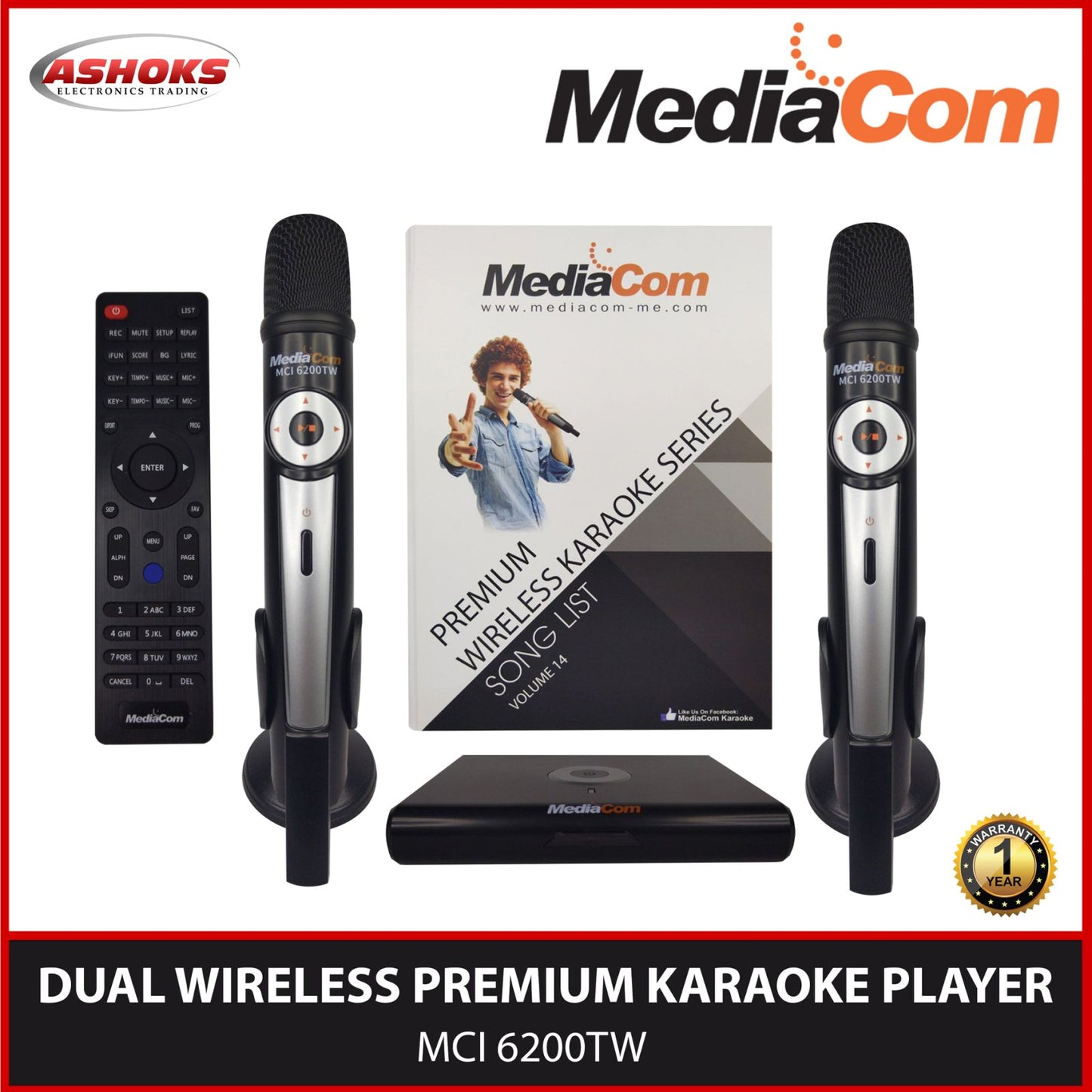 Mediacom MCI 6200TW Dual Wireless Karaoke