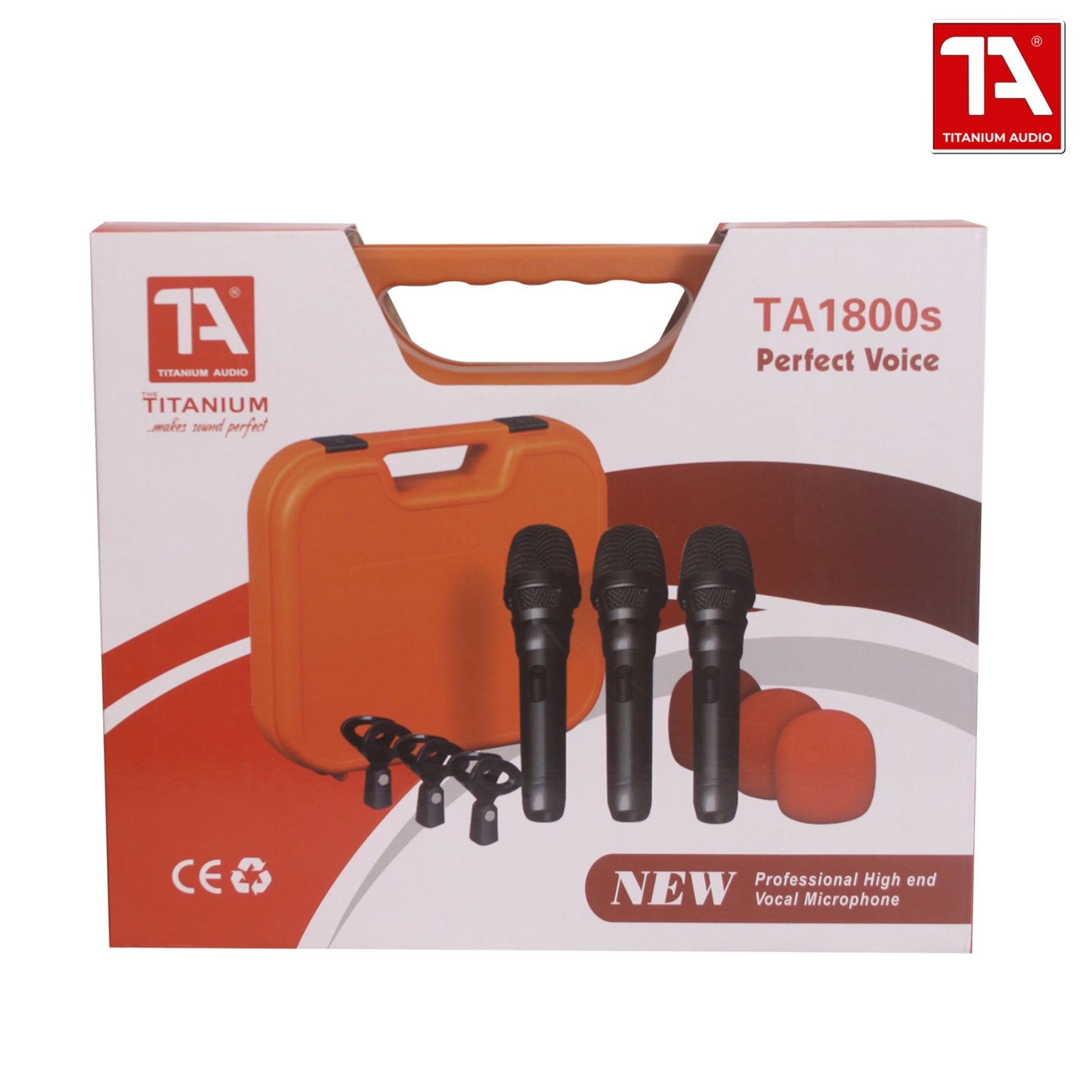 Titanium Audio TA 1800s 3 in 1 Microphone professional wired microphone