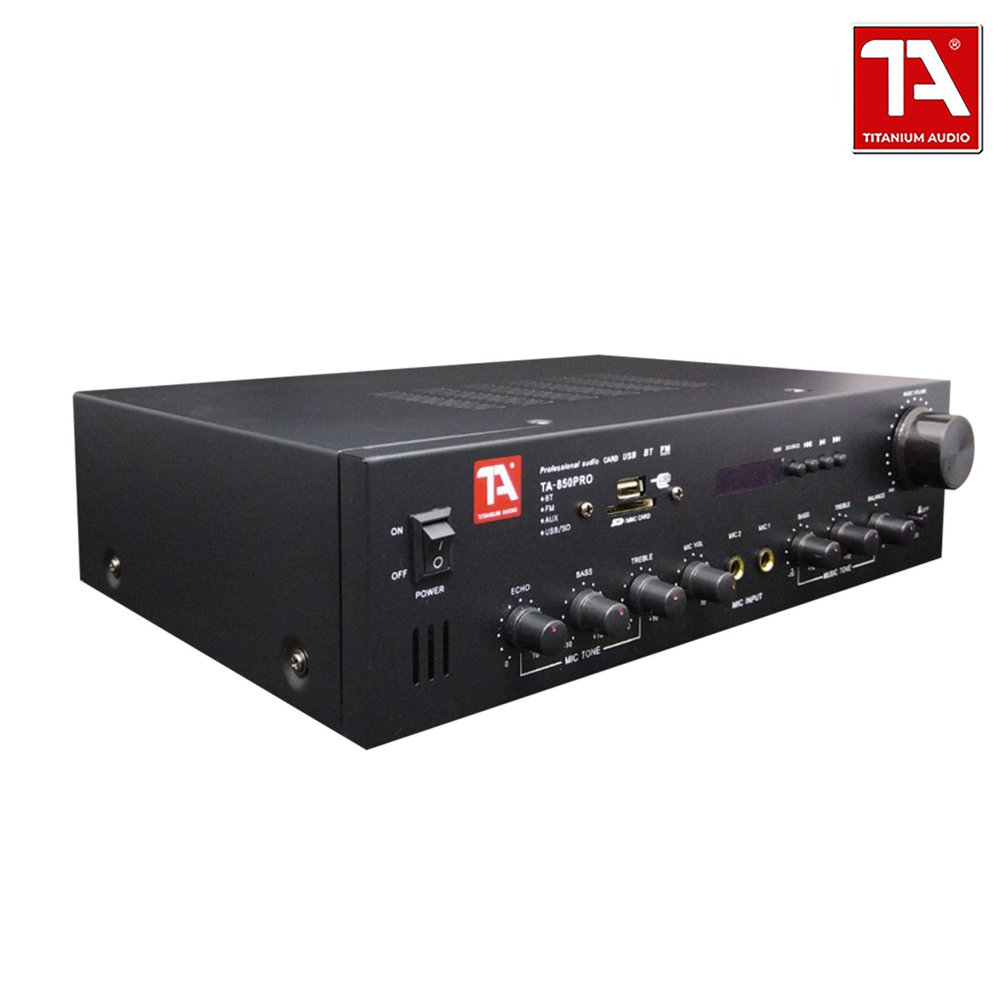 Titanium Audio TA 850 PRO  Micro Component Set with FM, USB, SD Port and Bluetooth Function