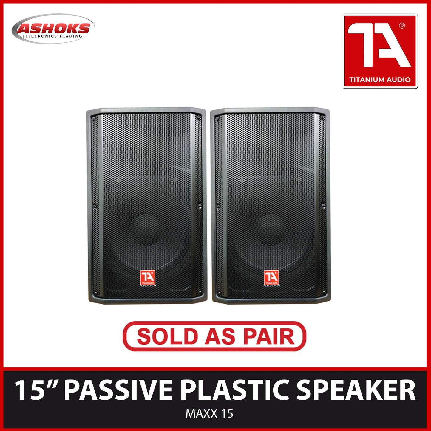 MAXX15 Speaker / 15 Inch Passive Speaker / Passive Speaker MAXX15 1000W