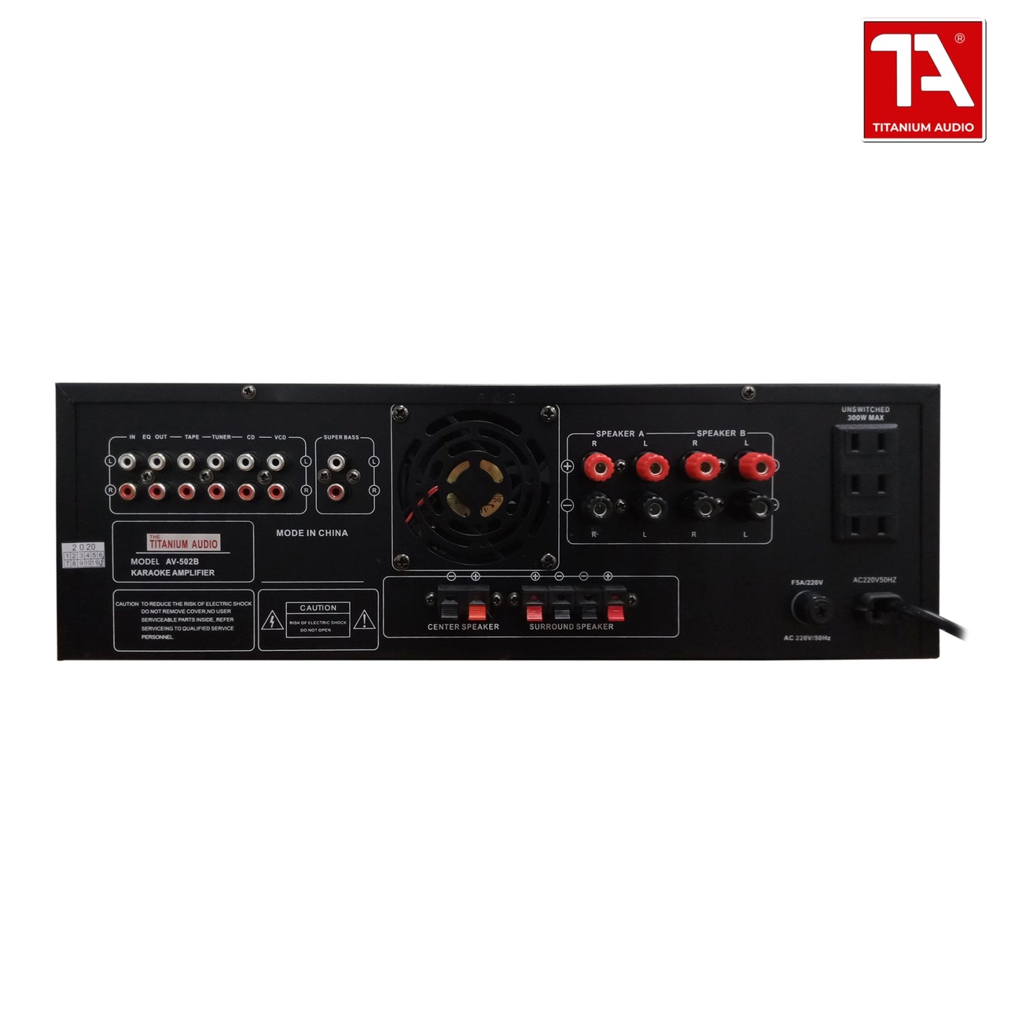 Titanium Audio Av 502B Karaoke Amplifier