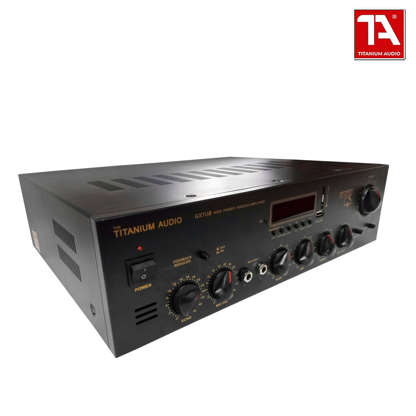 Titanium Audio GX 7UB High Power Videoke Amplifier with Bluetooth 800W x 2