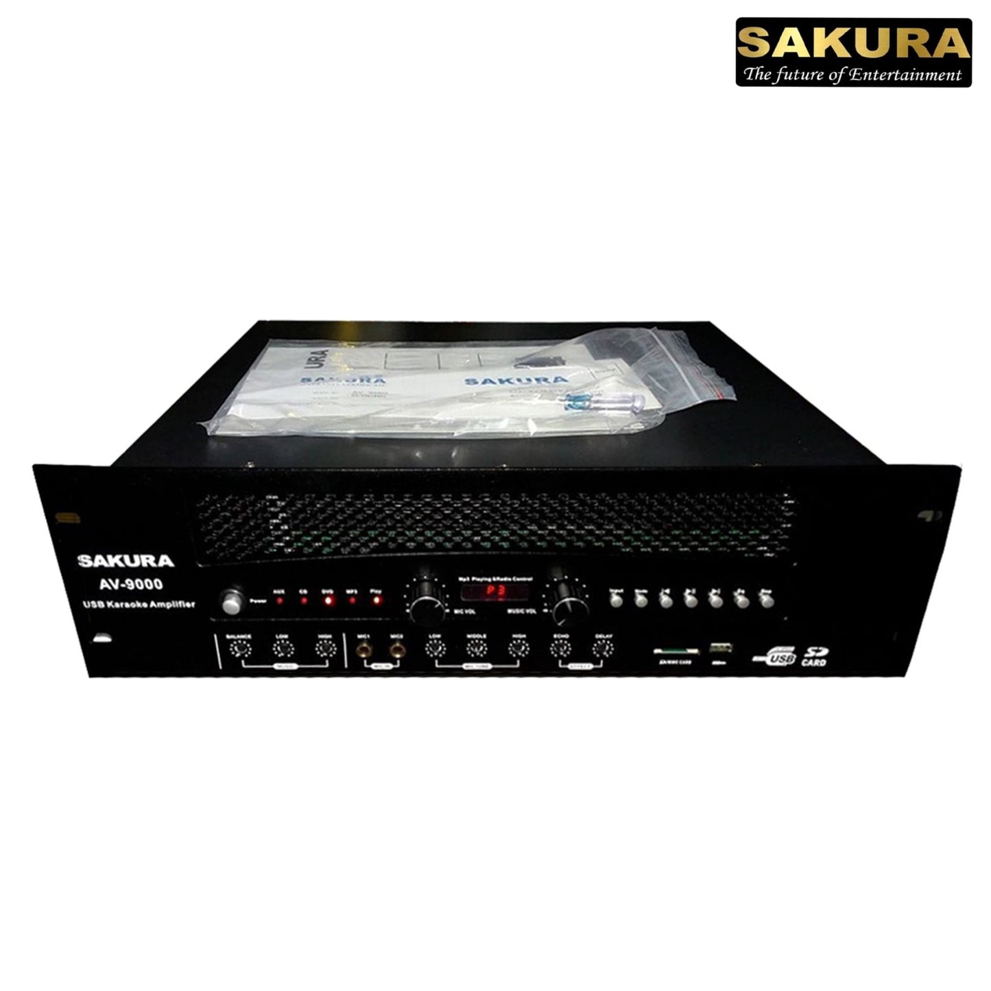 Sakura AV 9000  1800W x2W with Bluetooth SAkura Amplifier