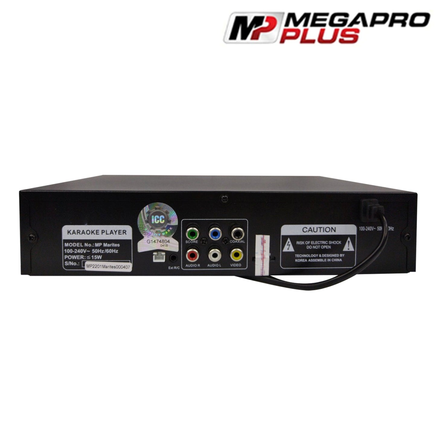 Megapro Plus MP Marites SD Card Karaoke Player with Free Wired Microphone / MP Marites / Megapro Plus