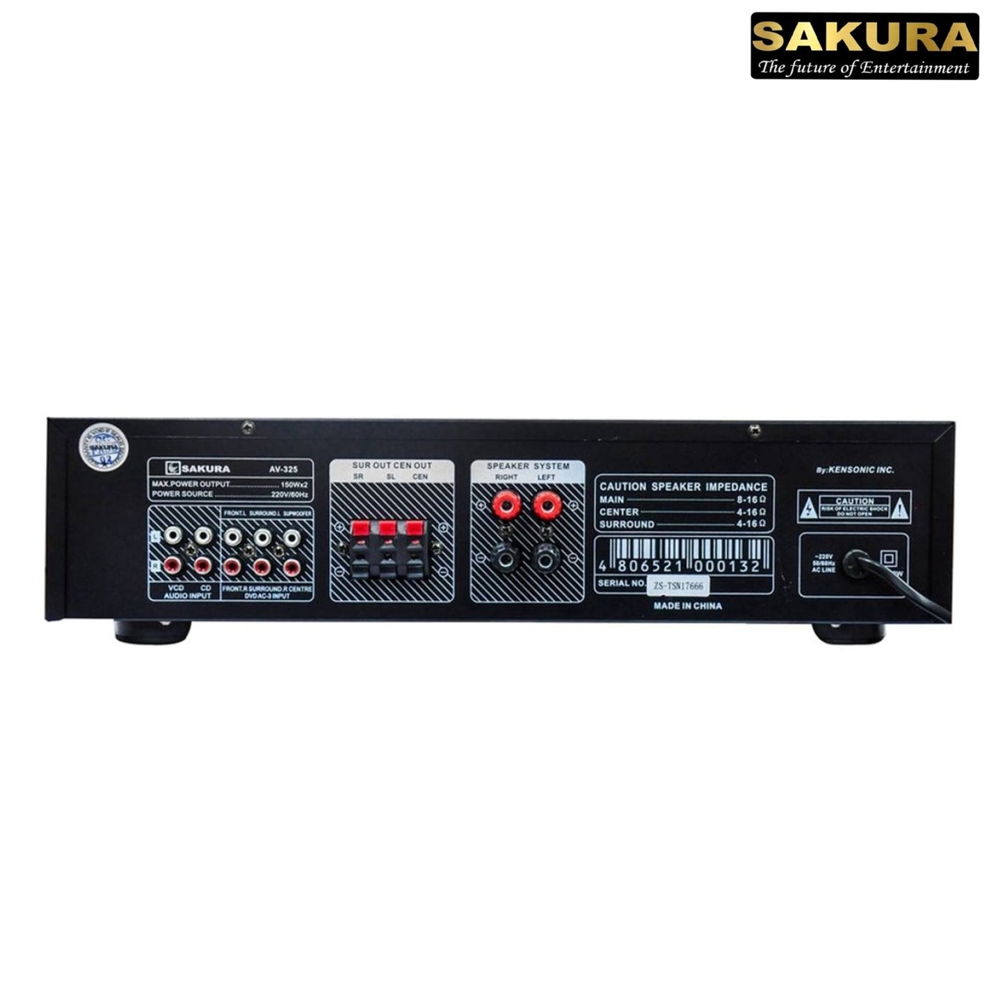 Sakura AV 325 Karaoke Amplifier  150w x 2