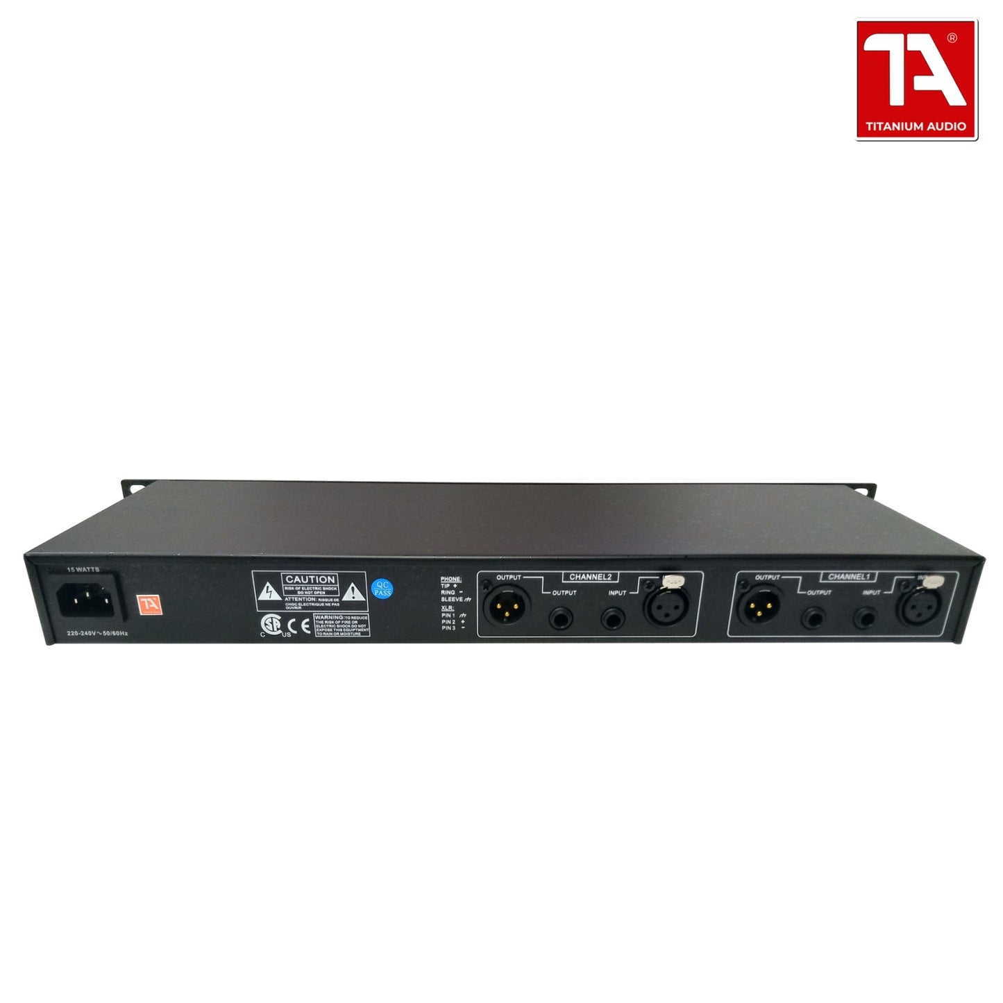 Titanium Audio TA 215 Dual 15 Band Graphic Equalizer