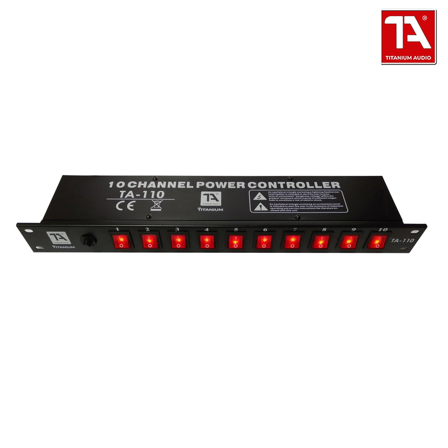 TA110 Power Controller Titanium Audio 10 Channel Power Controller