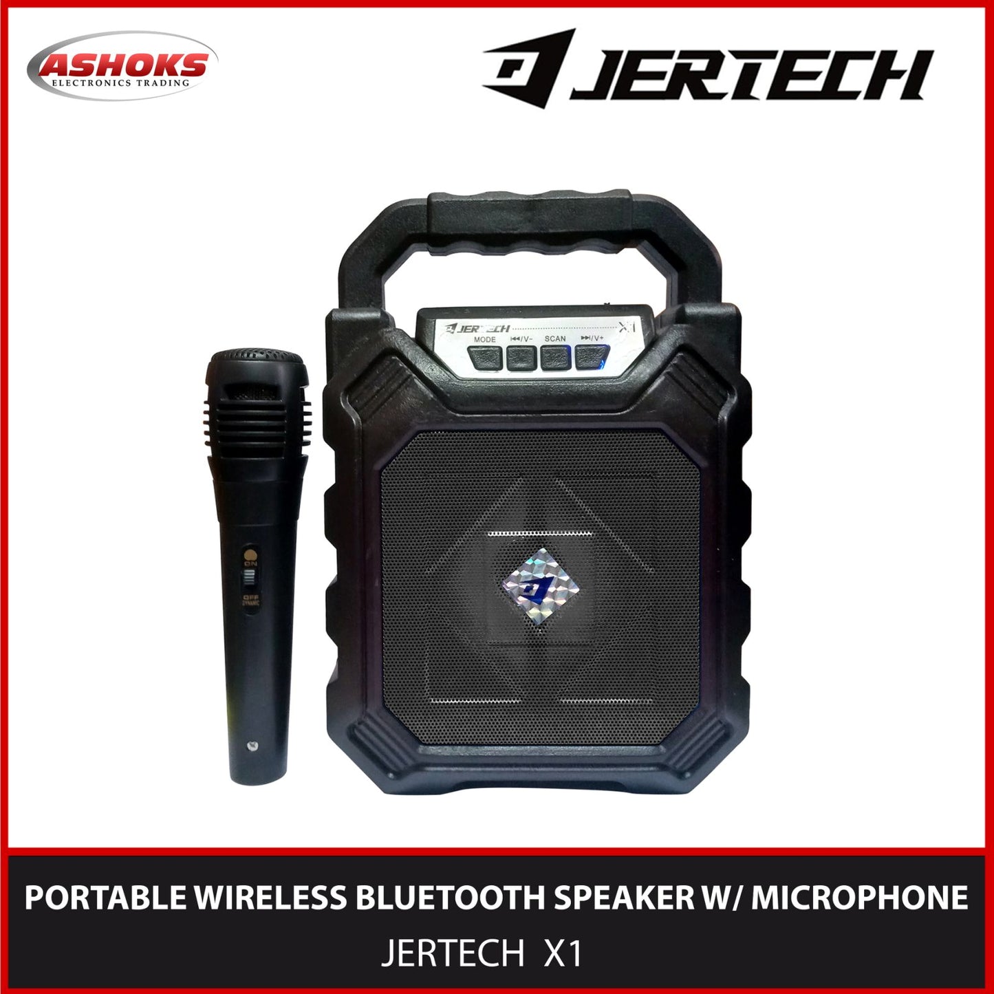 Bluetooth Speaker / with Microphone / Jertech X1