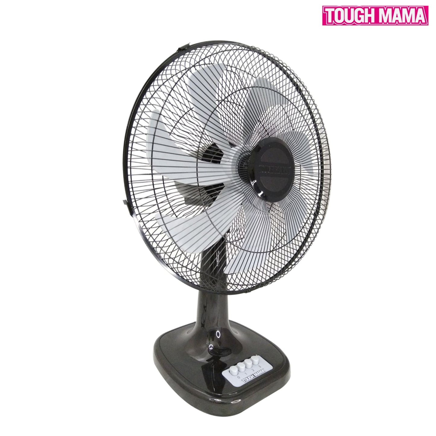 Tough Mama 16 inch Desk Fan / 7-Blade Hugo / 16 inch Desk Fan NTMDF16-4 (Black) / Tough Mama