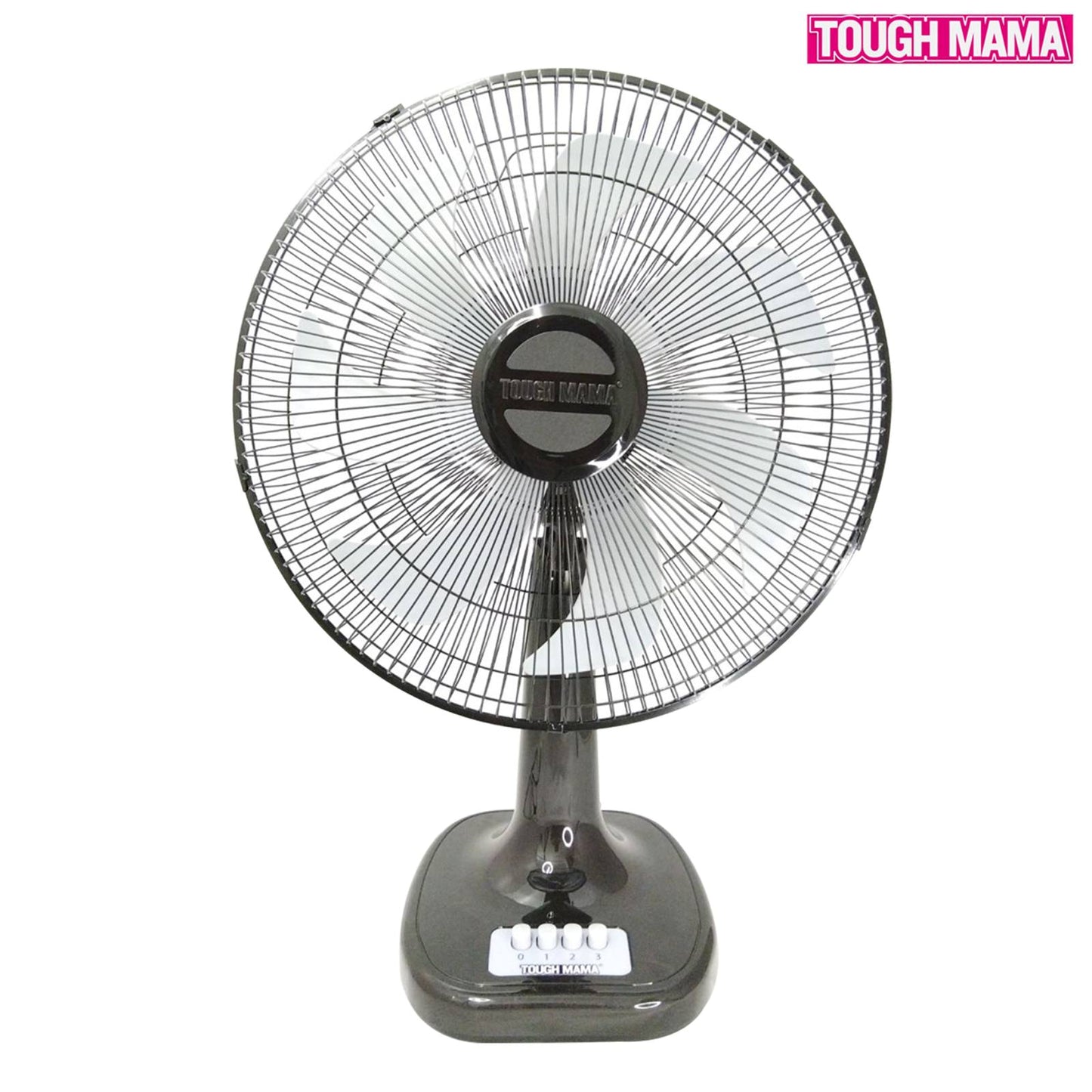 Tough Mama 16 inch Desk Fan / 7-Blade Hugo / 16 inch Desk Fan NTMDF16-4 (Black) / Tough Mama