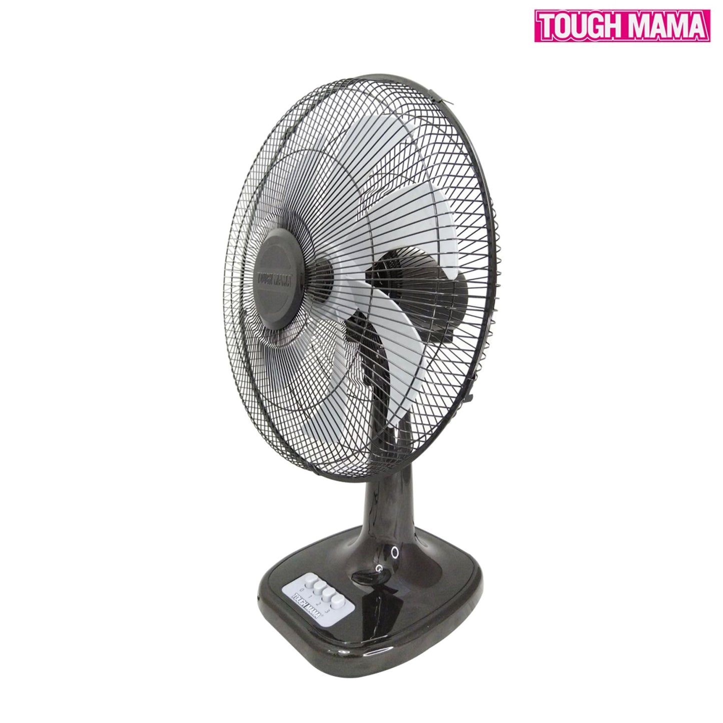 Tough Mama 16 inch Desk Fan / 7-Blade Hugo / 16 inch Desk Fan NTMDF16-4 (Black) / Tough Mama