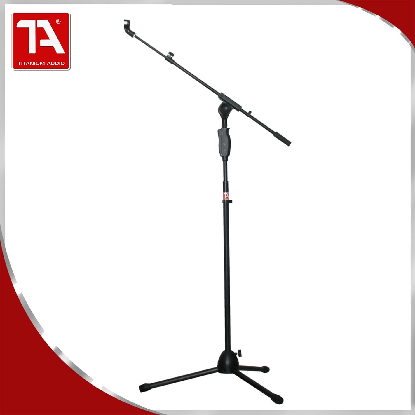 Titanium Audio TA-50B Microphone Stand Metal / Mic Stand with free Mic Holder