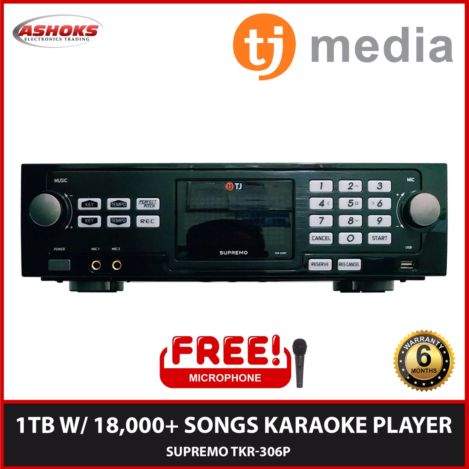 TJ Media TKR 306P Supremo – Ashoks Electronics Trading